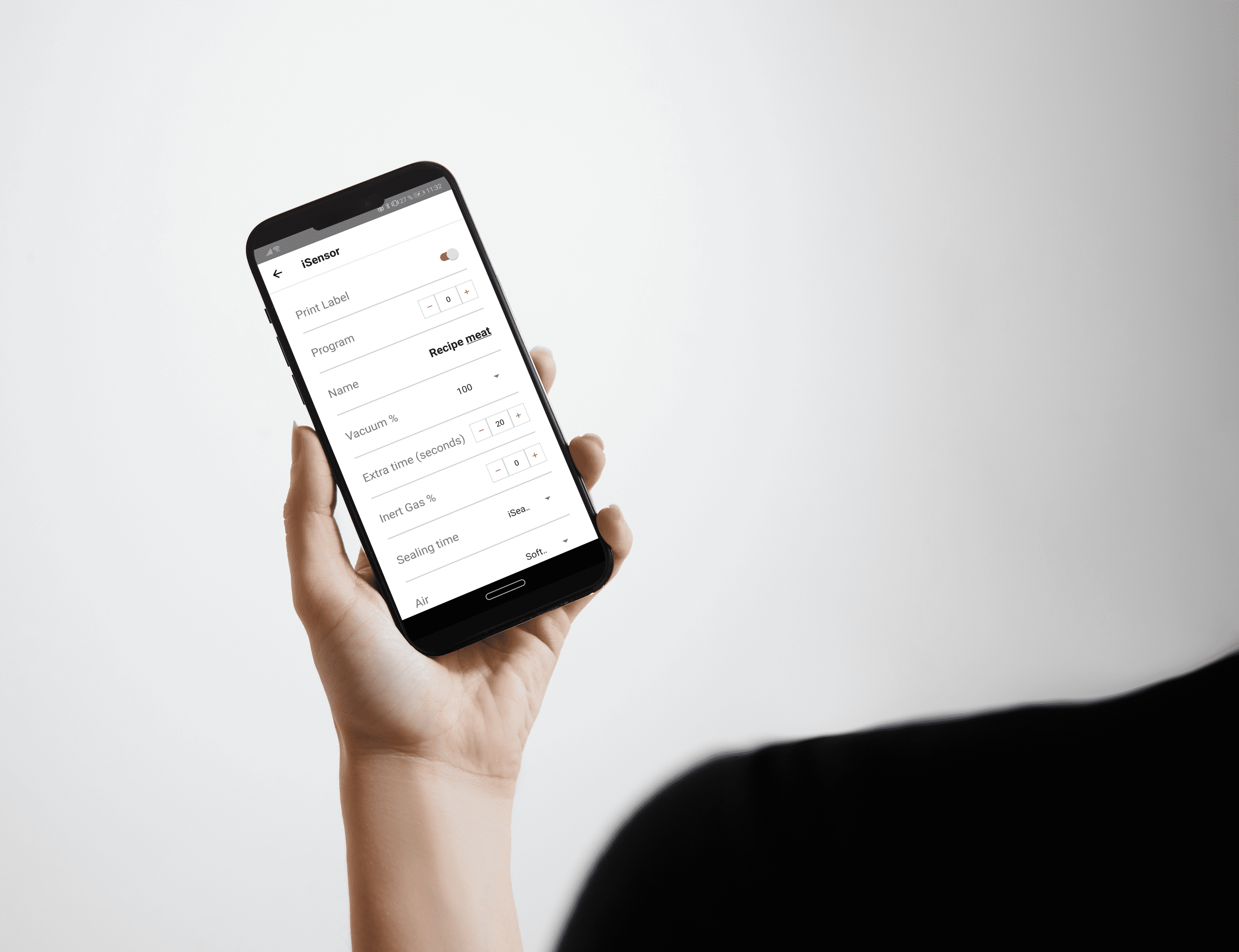 iSensor Mychef: Aplicación móvil